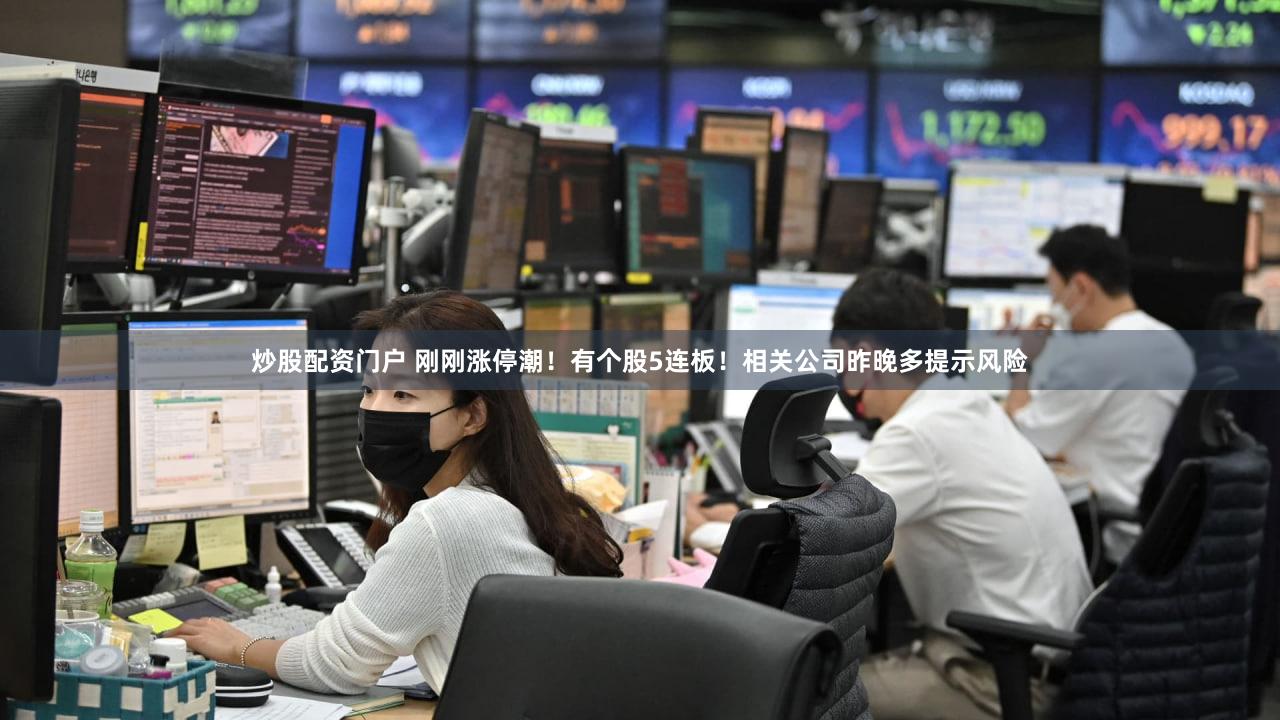 炒股配资门户 刚刚涨停潮！有个股5连板！相关公司昨晚多提示风险