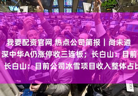 我要配资官网 热点公司简报｜尚未遴选到合适重组方，<a href=
